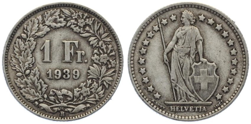 1 Franken 1939 B